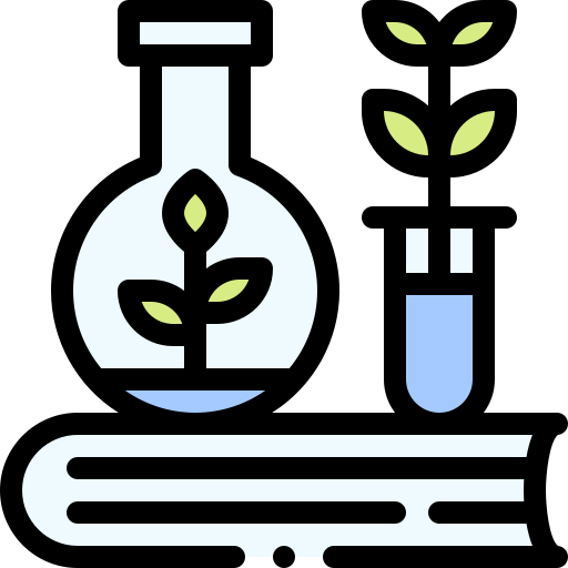 식물학 Detailed Rounded Lineal color icon
