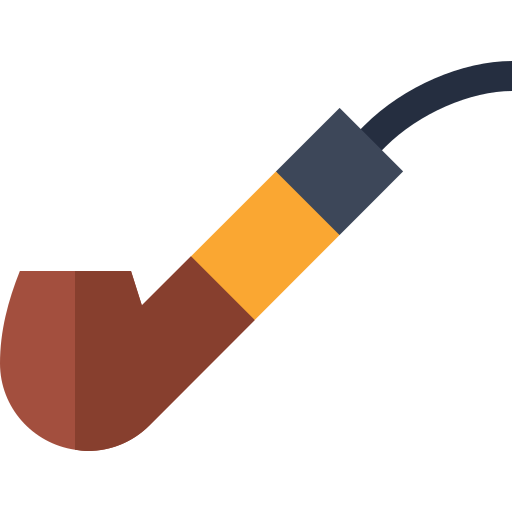 elektronisches rohr Basic Straight Flat icon