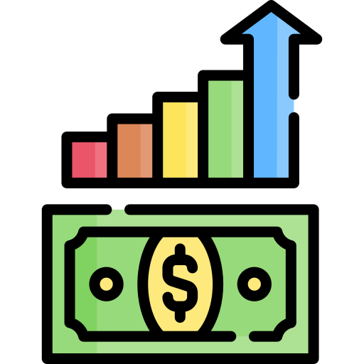 crescita del denaro Special Lineal color icona