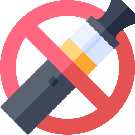 No smoke Basic Straight Flat icon