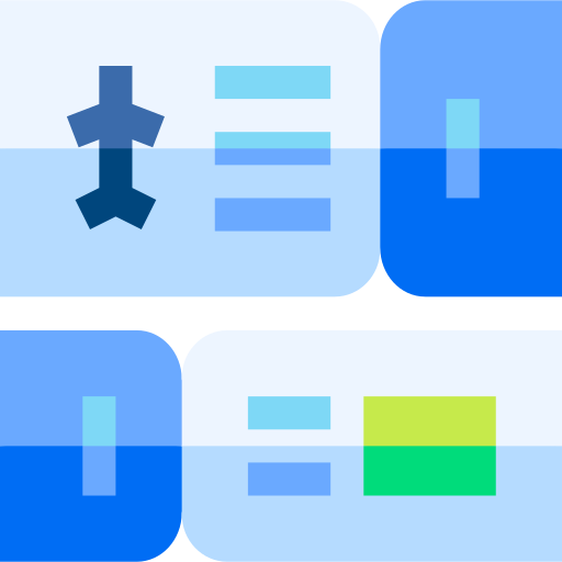 fahrkarte Basic Straight Flat icon