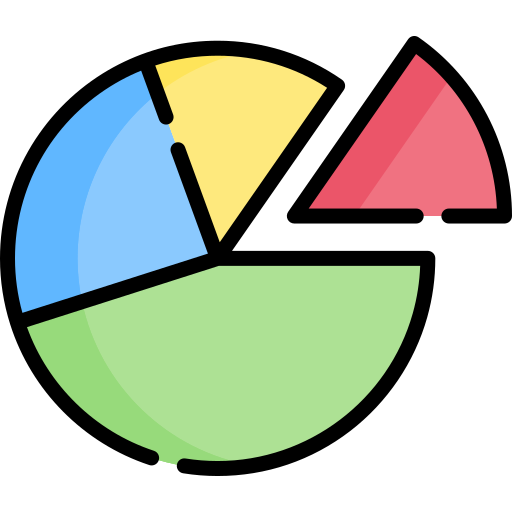 diagramme circulaire Special Lineal color Icône