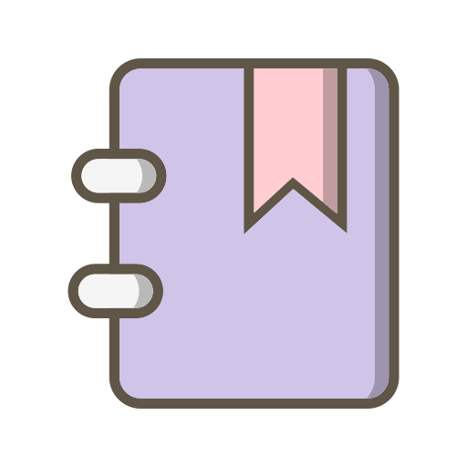 서표 Generic Outline Color icon