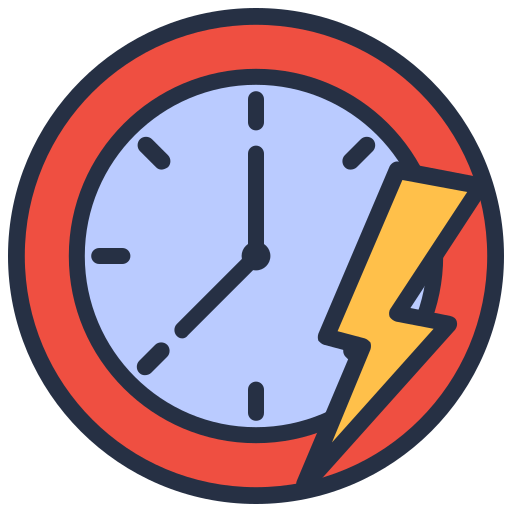 Clock Generic Outline Color icon