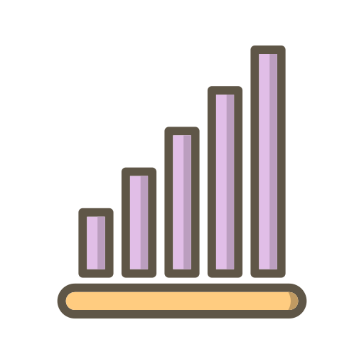 statistiques Generic Outline Color Icône