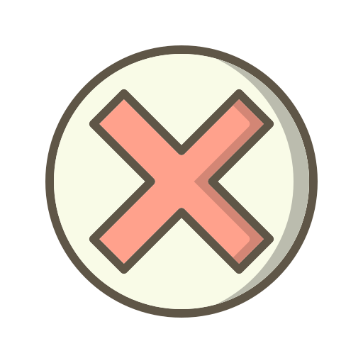 キャンセル Generic Outline Color icon