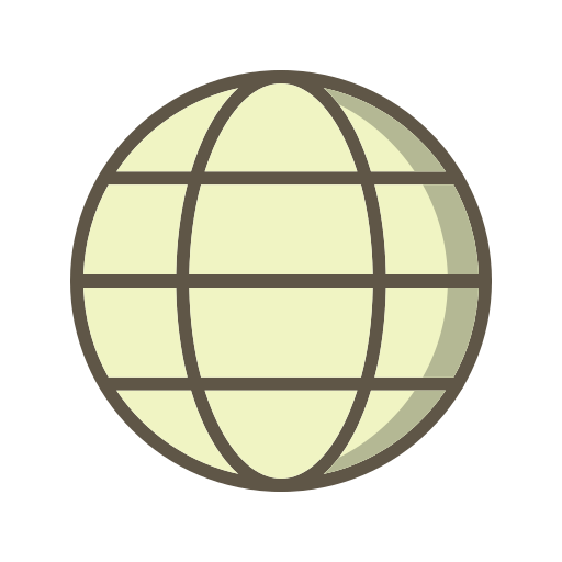 Глобус Generic Outline Color иконка