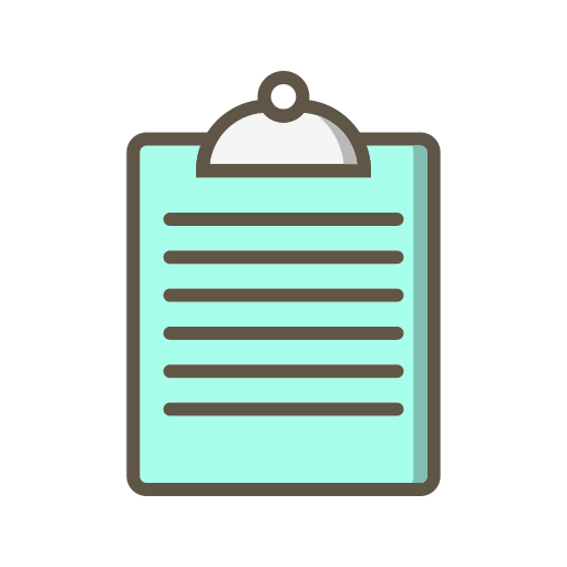Clipboard Generic Outline Color icon