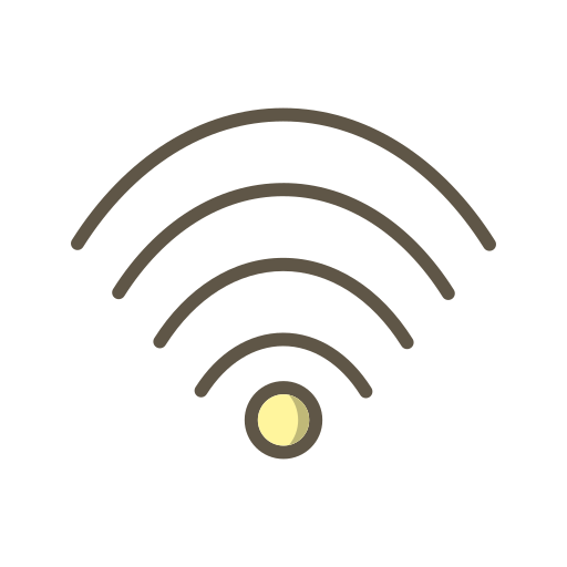 w-lan Generic Outline Color icon