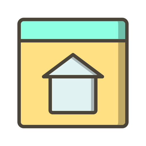 ホームページ Generic Outline Color icon