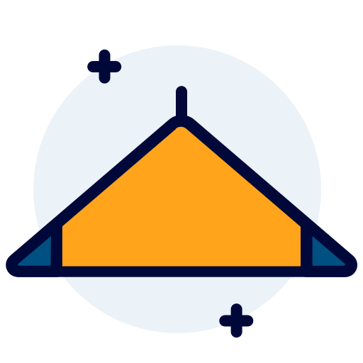 acampar Generic Outline Color icono