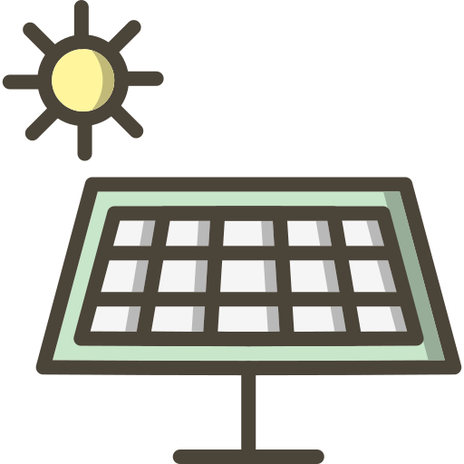 태양 에너지 Generic Outline Color icon