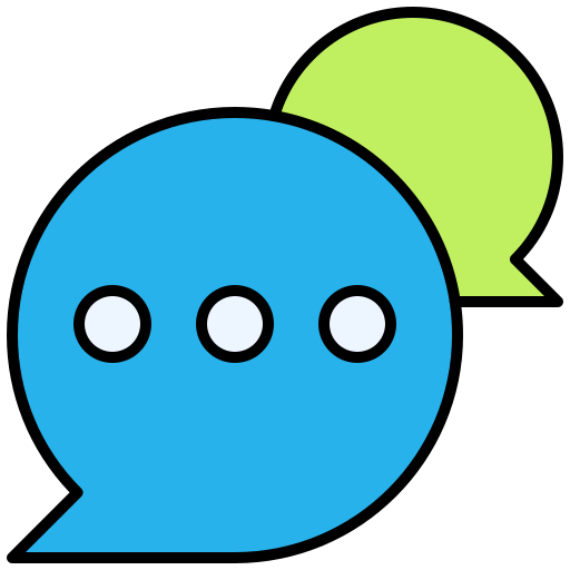 bolla di chat Generic Outline Color icona