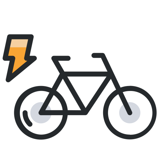 Электрический велосипед Generic Outline Color иконка