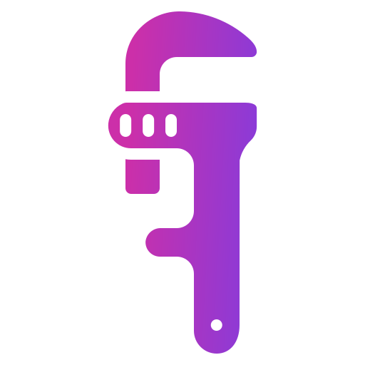 Трубный ключ Generic Flat Gradient иконка