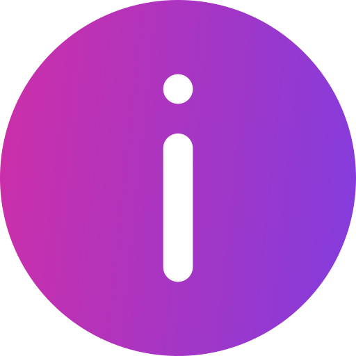 Info Generic Flat Gradient icon