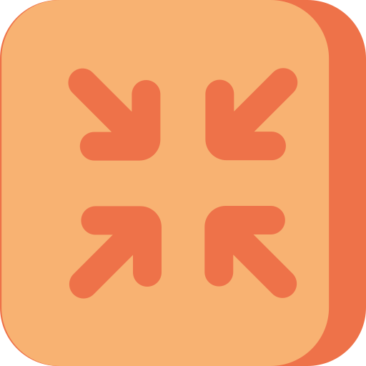 frecce di minimizzazione Generic Flat icona