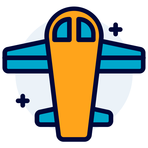 flugzeug Generic Outline Color icon