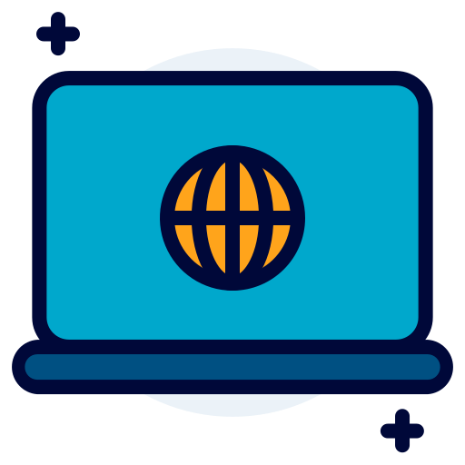 Internet Generic Outline Color icon
