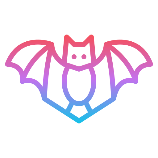 Bat Iconixar Gradient icon