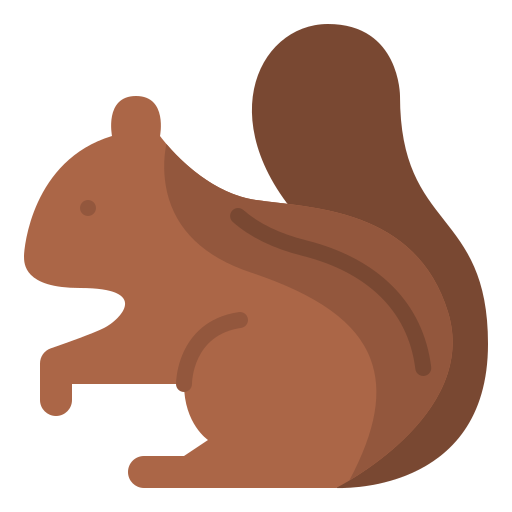 chipmunk Iconixar Flat icon