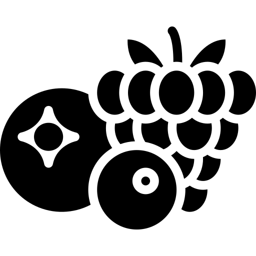 Ягоды Iconixar Glyph иконка