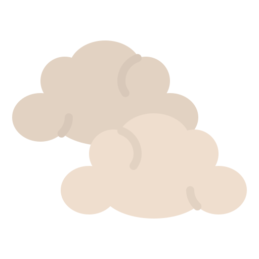 bewolkt Iconixar Flat icoon