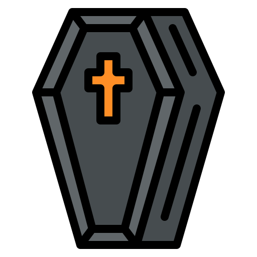 Coffin Iconixar Lineal Color icon
