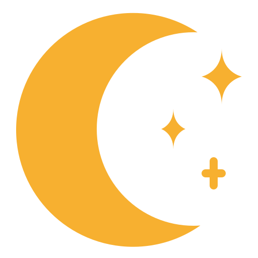 Half moon Iconixar Flat icon