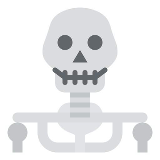 esqueleto Iconixar Flat Ícone