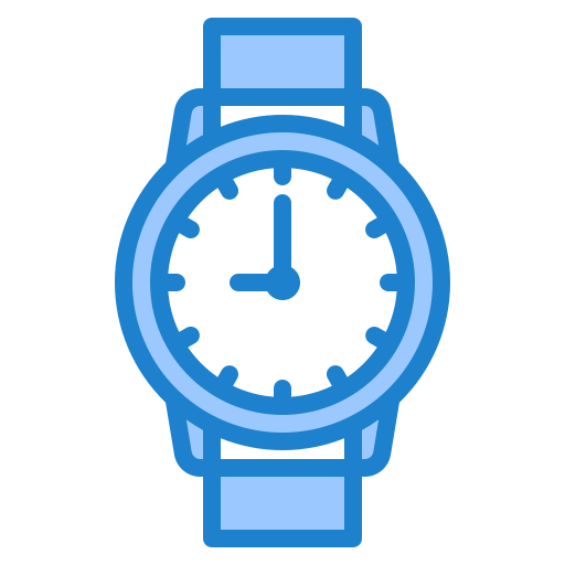 reloj de pulsera srip Blue icono