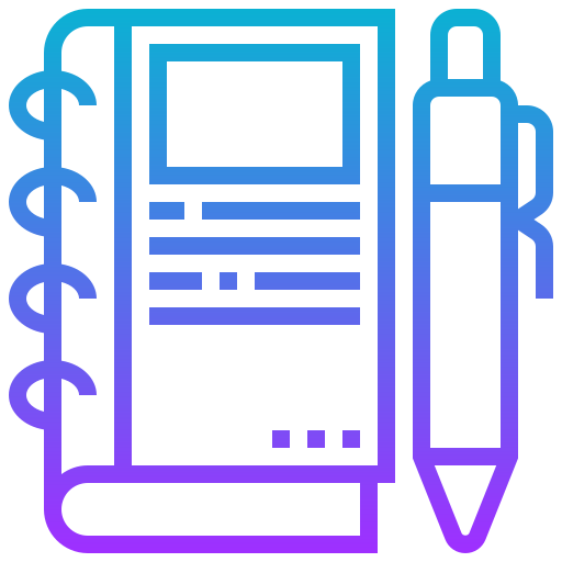 cuaderno Meticulous Gradient icono
