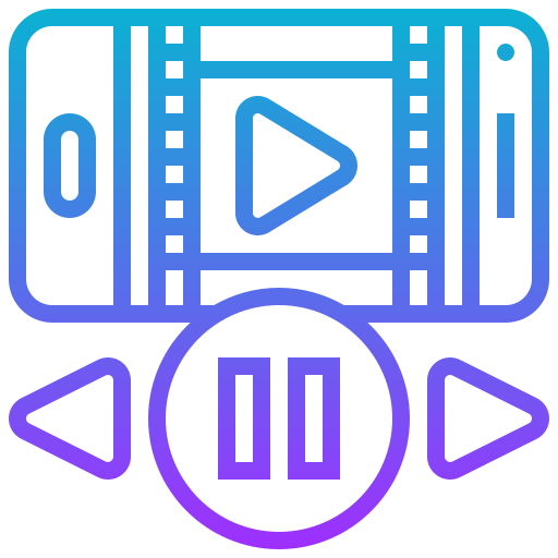 video Meticulous Gradient icon