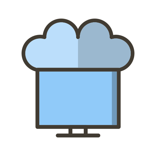 Connected cloud Generic Outline Color icon