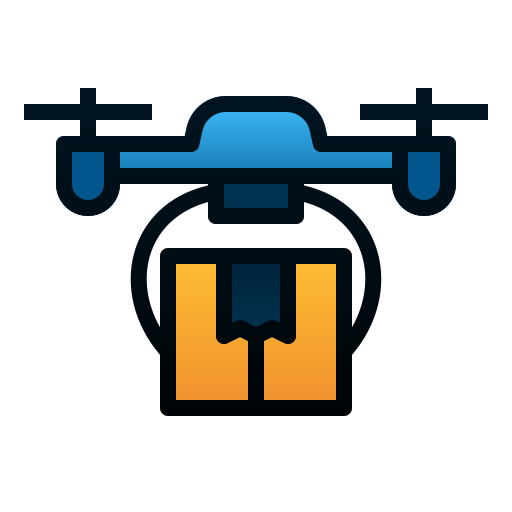 Drone Andinur Lineal Color Gradient icon