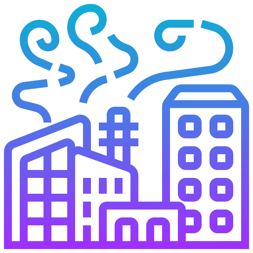 Air pollution Meticulous Gradient icon