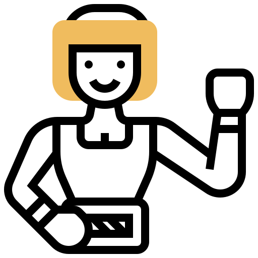 권투 Meticulous Yellow shadow icon