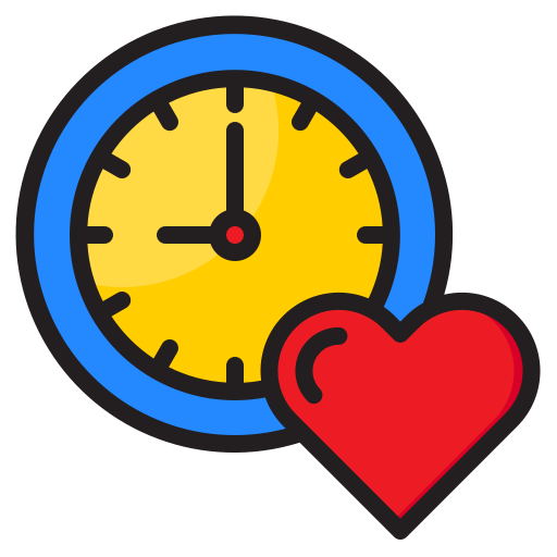 Time srip Lineal Color icon