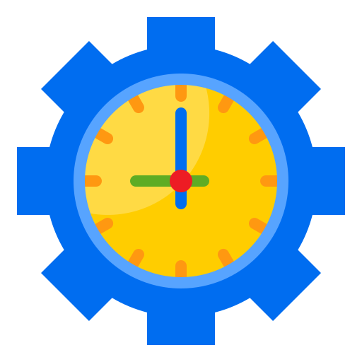 Clock srip Flat icon