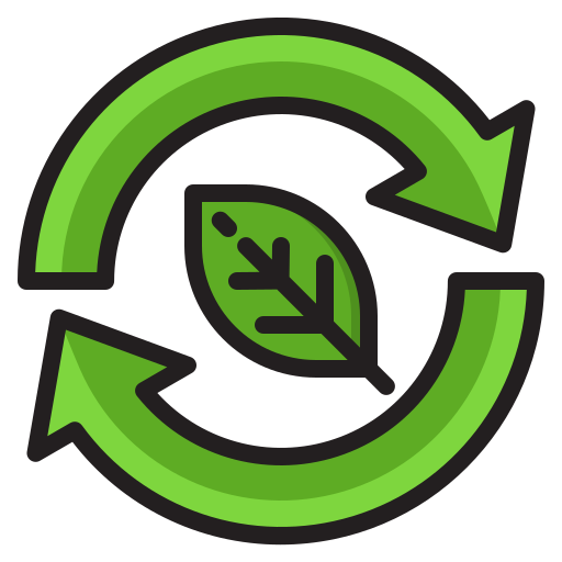 Green energy srip Lineal Color icon