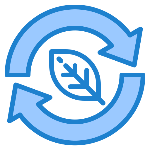 grüne energie srip Blue icon