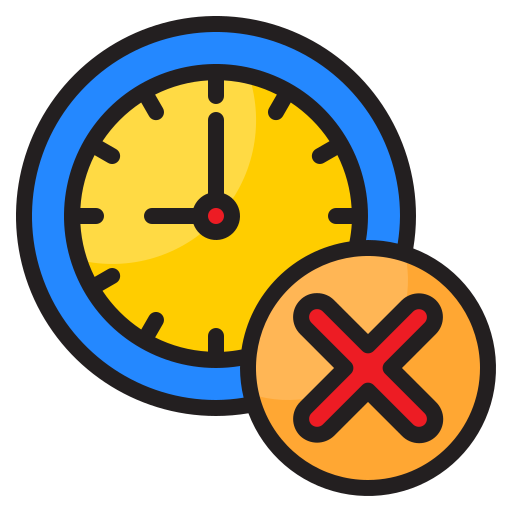 Time srip Lineal Color icon