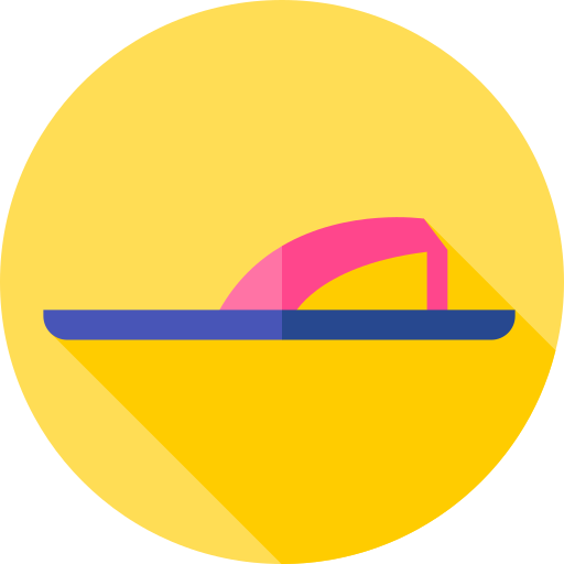 ビーチサンダル Flat Circular Flat icon