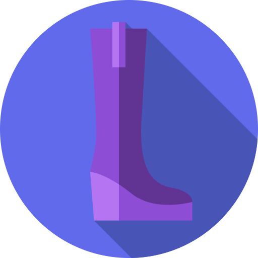 トールブーツ Flat Circular Flat icon