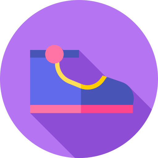Shoe Flat Circular Flat icon