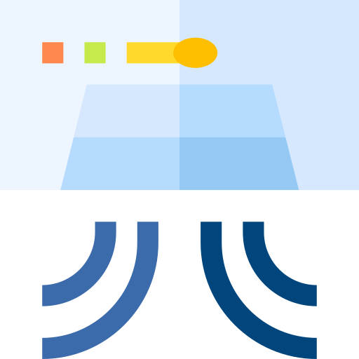 klimaanlage Basic Straight Flat icon