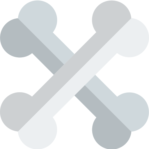 Bones Pixel Perfect Flat icon