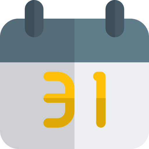 kalendarz Pixel Perfect Flat ikona
