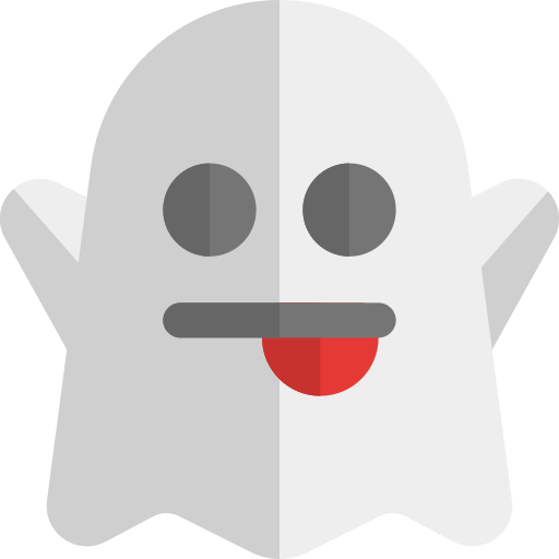 fantasma Pixel Perfect Flat icona
