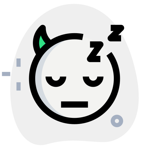 slapen Generic Rounded Shapes icoon